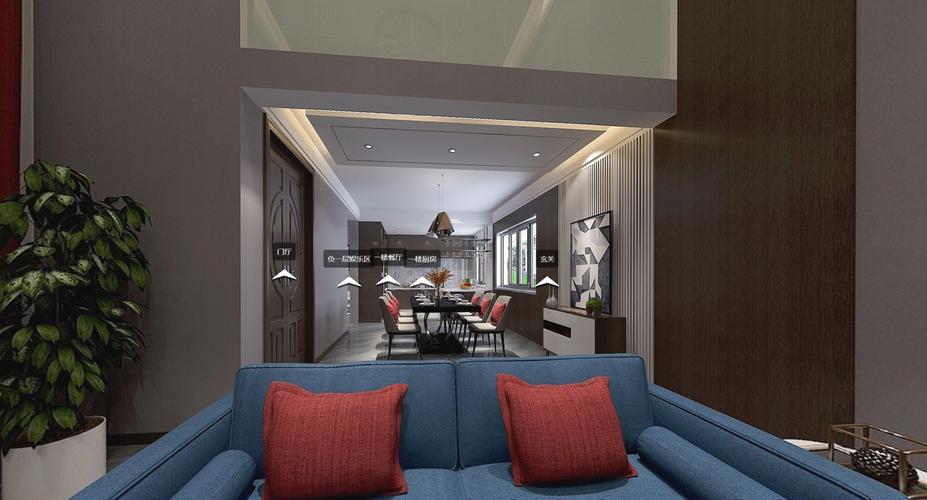 银川悦海院子 现代家装设计与室内外装饰效果解析
